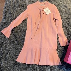 Pink Sweater Dress